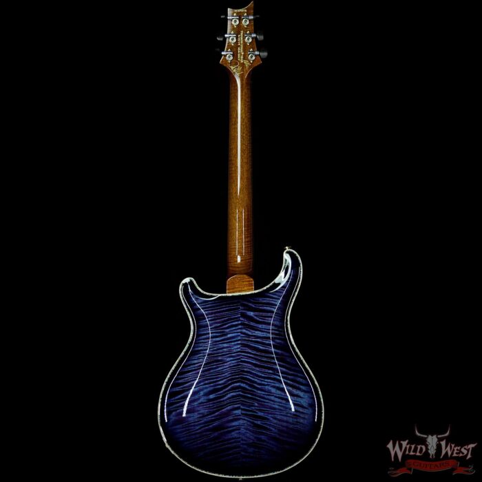 PRS Private Stock #7849 McCarty 594 Hollowbody II Tree of Life Aqua Violet Smoked Burst Brazilian Rosewood Fingerboard - Image 5