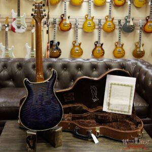PRS Private Stock #7849 McCarty 594 Hollowbody II Tree of Life Aqua Violet Smoked Burst Brazilian Rosewood Fingerboard - Image 15