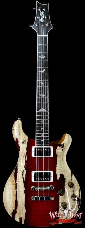 PRS Private Stock 8128 McCarty 594 Flame / Spalted Maple Top Brazilian Rosewood Board Natural