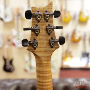 PRS Private Stock #8129 Custom 24 l Flame / Spalted Maple Flame Neck and Board Faded Aquamarine - Image 9