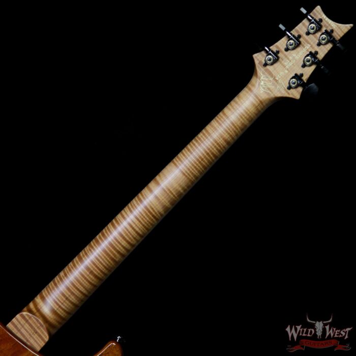PRS Private Stock #8129 Custom 24 l Flame / Spalted Maple Flame Neck and Board Faded Aquamarine - Image 10