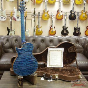 PRS Private Stock #8130 Hollowbody II Singlecut 594 Piezo Brazilian Rosewood Board Faded Turquoise - Image 14