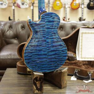 PRS Private Stock #8130 Hollowbody II Singlecut 594 Piezo Brazilian Rosewood Board Faded Turquoise - Image 15