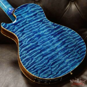 PRS Private Stock #8130 Hollowbody II Singlecut 594 Piezo Brazilian Rosewood Board Faded Turquoise - Image 16