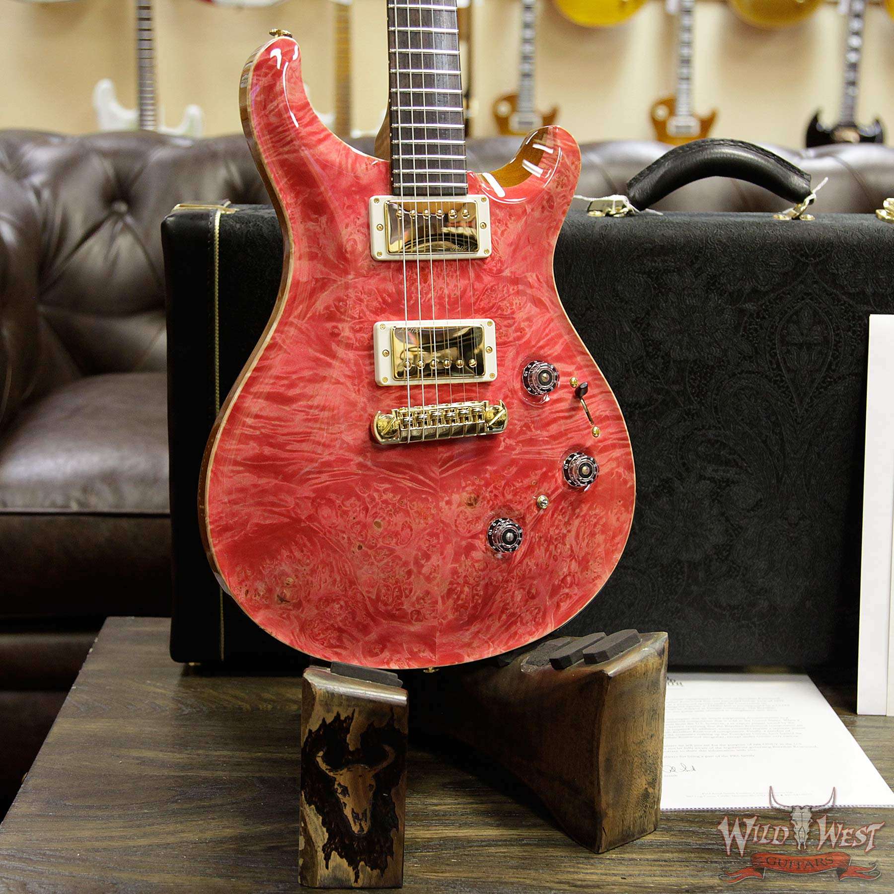 prs-ps8131-p24-bp-277849-d2__wwg.jpg PRS Private Stock #8131 Custom 24 Piezo P24 Roasted Flame Maple Neck Brazilian Rosewood Board Bonnie Pink - Image 13