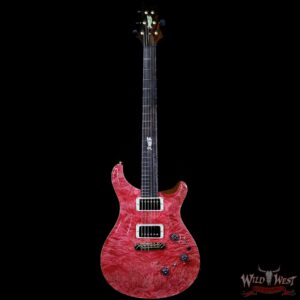 PRS Private Stock #8131 Custom 24 Piezo P24 Roasted Flame Maple Neck Brazilian Rosewood Board Bonnie Pink - Image 4