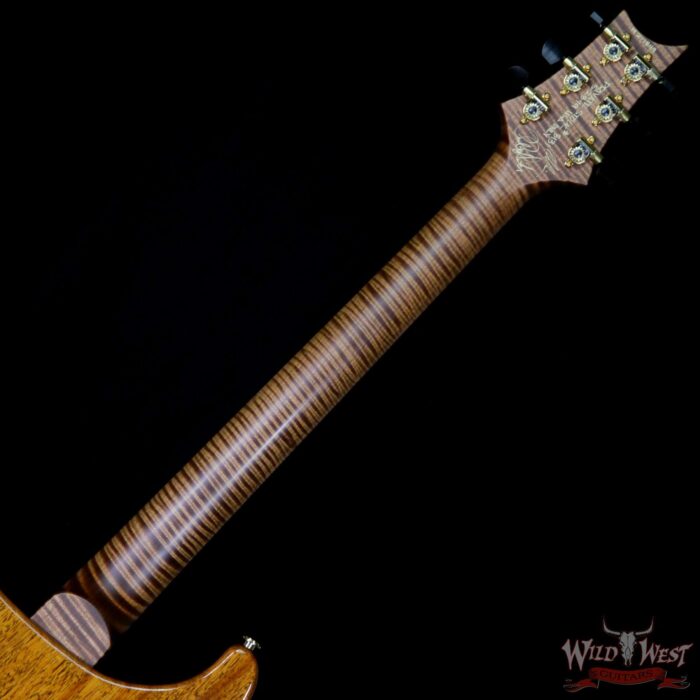PRS Private Stock #8131 Custom 24 Piezo P24 Roasted Flame Maple Neck Brazilian Rosewood Board Bonnie Pink - Image 11
