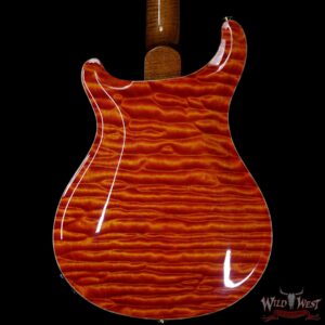 PRS Private Stock #8134 Hollowbody II Piezo Quilted Maple Top & Back Brazilian Rosewood Board Santana Orange - Image 6