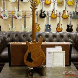 PRS Private Stock #8135 Custom 24 Stoptail Burl Maple Top Brazilian Rosewood Board Aqua Violet - Image 14