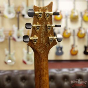 PRS Private Stock #8135 Custom 24 Stoptail Burl Maple Top Brazilian Rosewood Board Aqua Violet - Image 9