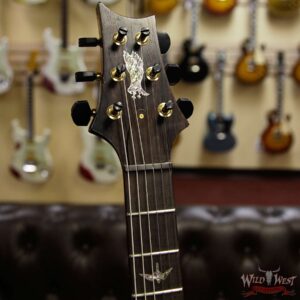PRS Private Stock #8135 Custom 24 Stoptail Burl Maple Top Brazilian Rosewood Board Aqua Violet - Image 7
