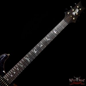 PRS Private Stock #8135 Custom 24 Stoptail Burl Maple Top Brazilian Rosewood Board Aqua Violet - Image 8