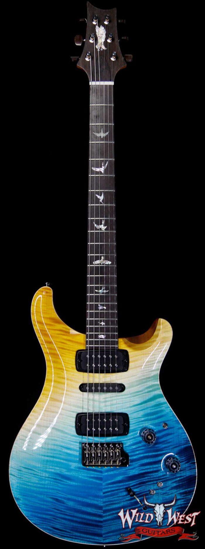 PRS Private Stock Modern Eagle V Limited Brazilian Rosewood Fingerboard Beach Cross Fade - Image 1