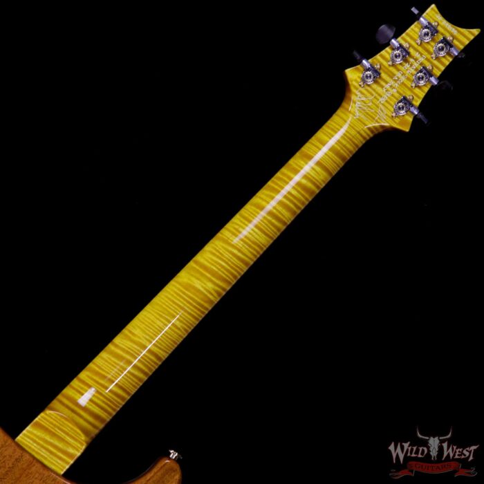 PRS Private Stock #8432 McCarty Trem Semi-Hollow in 25.5’’ Scale Brazilian Rosewood Fingerboard Flame Maple Neck Honey Gold - Image 7