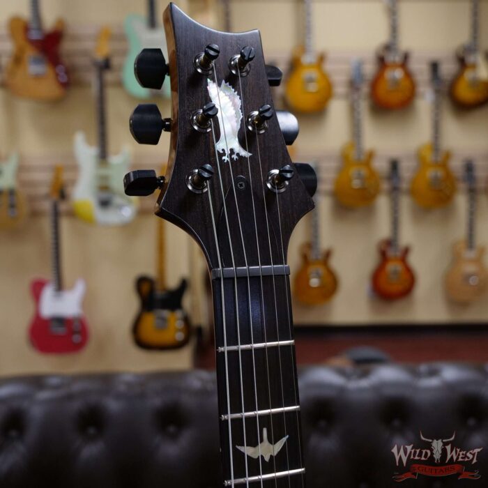 Paul Reed Smith Private Stock # 8481 Custom 24 Spalted Maple Top Roasted Flame Mahogany Neck African Blackwood Fingerboard Natural - Image 8
