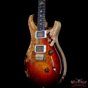 PRS Private Stock #8485 Spalted Maple Custom 24 Brazilian Rosewood Board Dark Cherry Glow / Natural - Image 2