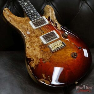 PRS Private Stock #8485 Spalted Maple Custom 24 Brazilian Rosewood Board Dark Cherry Glow / Natural - Image 9