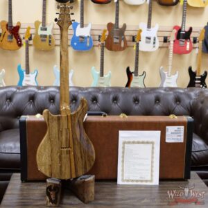 PRS Private Stock #8485 Spalted Maple Custom 24 Brazilian Rosewood Board Dark Cherry Glow / Natural - Image 10