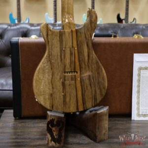 PRS Private Stock #8485 Spalted Maple Custom 24 Brazilian Rosewood Board Dark Cherry Glow / Natural - Image 12