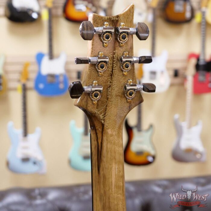 PRS Private Stock #8485 Spalted Maple Custom 24 Brazilian Rosewood Board Dark Cherry Glow / Natural - Image 11