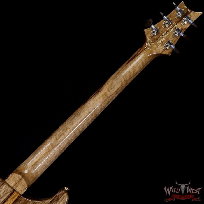 PRS Private Stock #8485 Spalted Maple Custom 24 Brazilian Rosewood Board Dark Cherry Glow / Natural - Image 5
