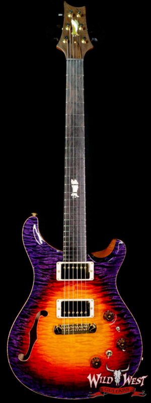 Paul Reed Smith PRS Private Stock # 8722 Quilt Top Custom 24 Piezo Semi-Hollow Stoptail Brazilian Rosewood Board Indian Ocean Sunset