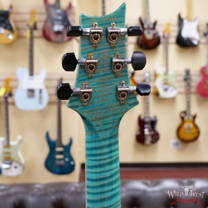 Paul Reed Smith PRS Private Stock # 8723 McCarty 594 Hollowbody II Piezo Singlecut Brazilian Rosewood Board Faded Turquoise - Image 10
