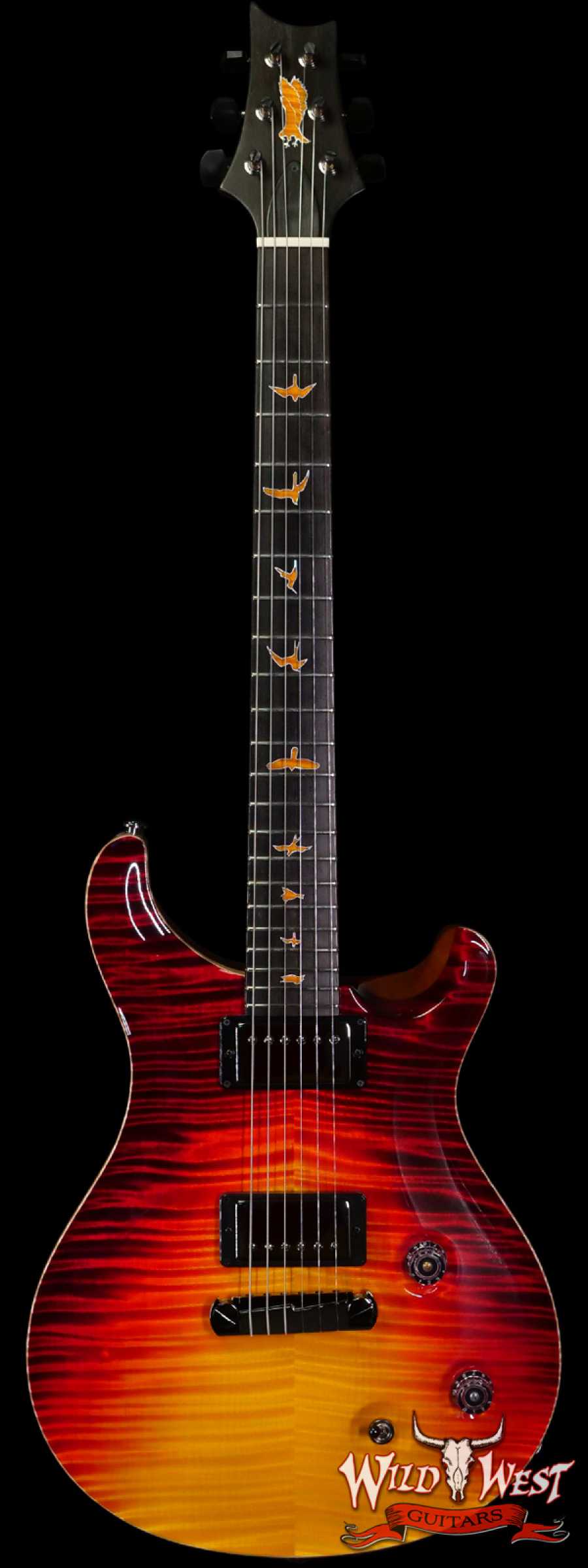 prs-ps8752-cu22-303427-main__wwg_large.jpg PRS Private Stock #8752 McCarty Fiddleback Mahogany Neck Ebony Fingerboard Dragon’s Breath - Image 1