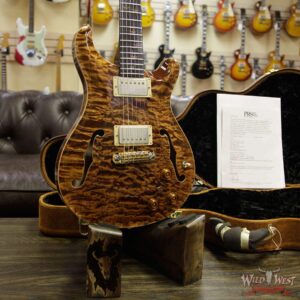 2005 PRS Private Stock #898 Hollowbody II Piezo 1-Piece Quilt Top Brazilian Rosewood Board Copperhead - Image 14