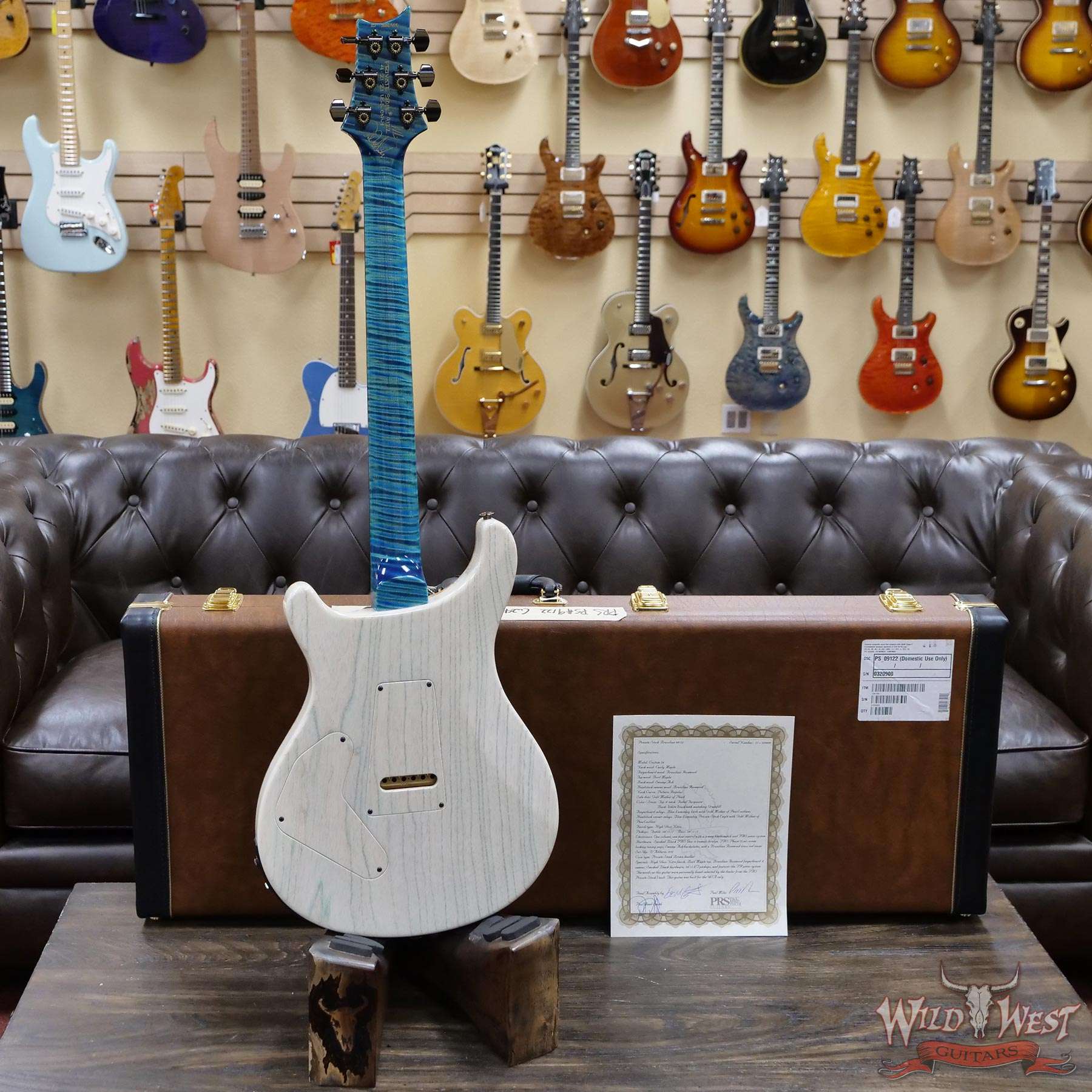 prs-ps9122-cu24p-brz-320900-d4__wwg.jpg Paul Reed Smith PRS Private Stock # 9122 Custom 24 Piezo Burl Maple Top Brazilian Rosewood Board Faded Turquoise - Image 10