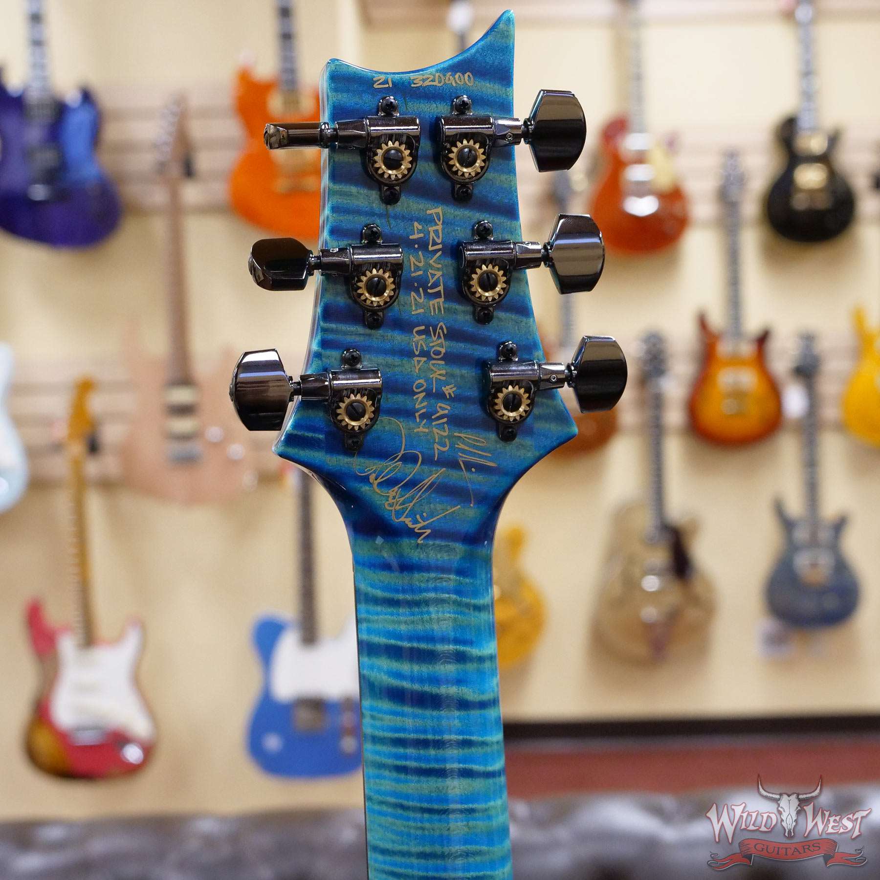 prs-ps9122-cu24p-brz-320900-d5__wwg.jpg Paul Reed Smith PRS Private Stock # 9122 Custom 24 Piezo Burl Maple Top Brazilian Rosewood Board Faded Turquoise - Image 11