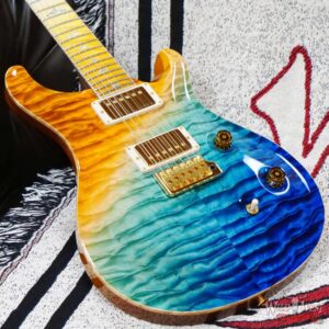 Paul Reed Smith PRS Private Stock # 9123 Quilt Top Custom 24 Brazilian Rosewood Neck Beach Cross Fade - Image 8