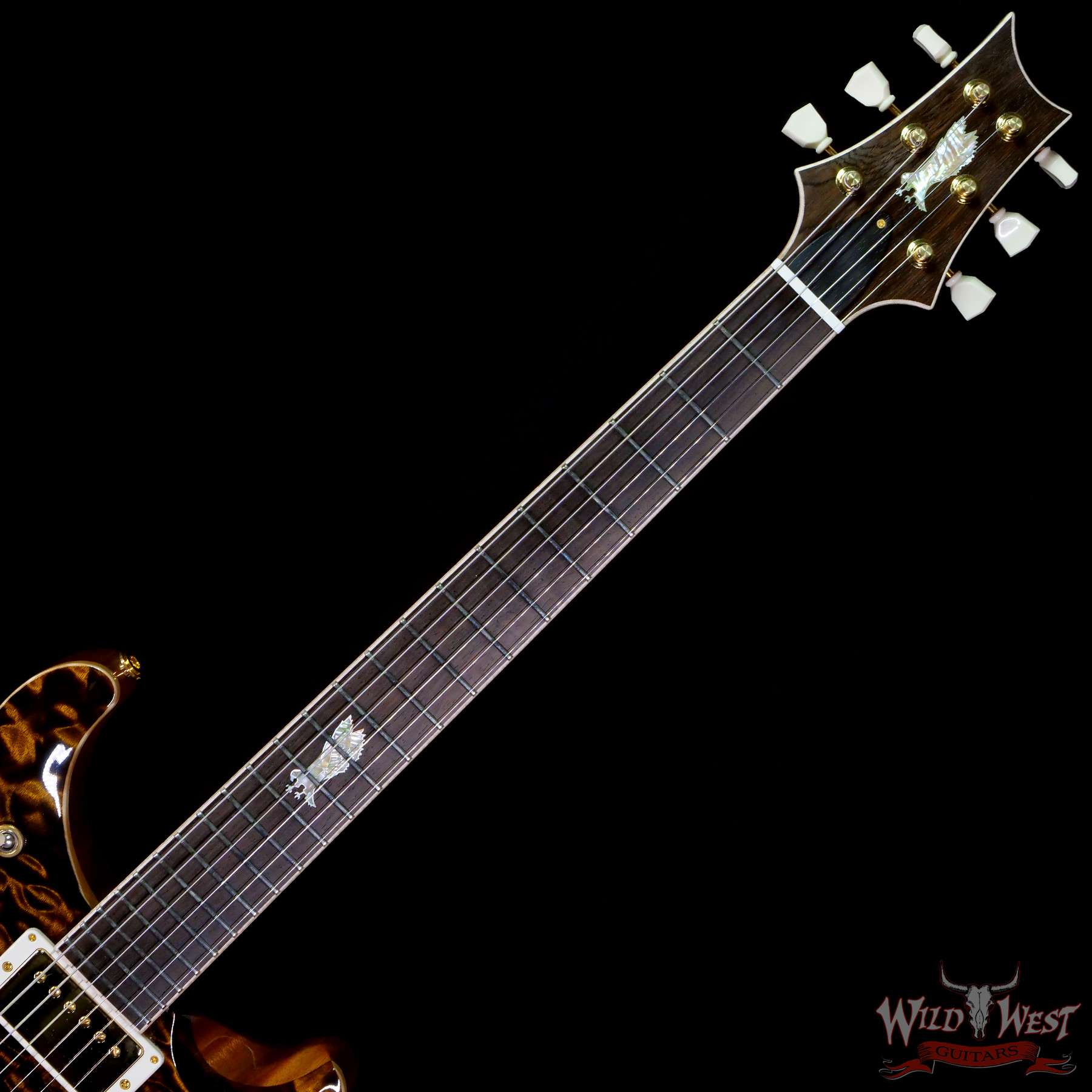 prs-ps9125-319032-c2__wwg.jpg Paul Reed Smith PRS Private Stock # 9125 McCarty 594 Hollowbody I Piezo Brazilian Rosewood Board Tiger Eye - Image 4