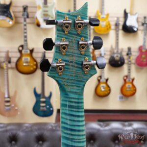 Paul Reed Smith PRS Private Stock # 9128 McCarty 594 Hollowbody II Piezo Singlecut Brazilian Rosewood Board Faded Turquoise - Image 10