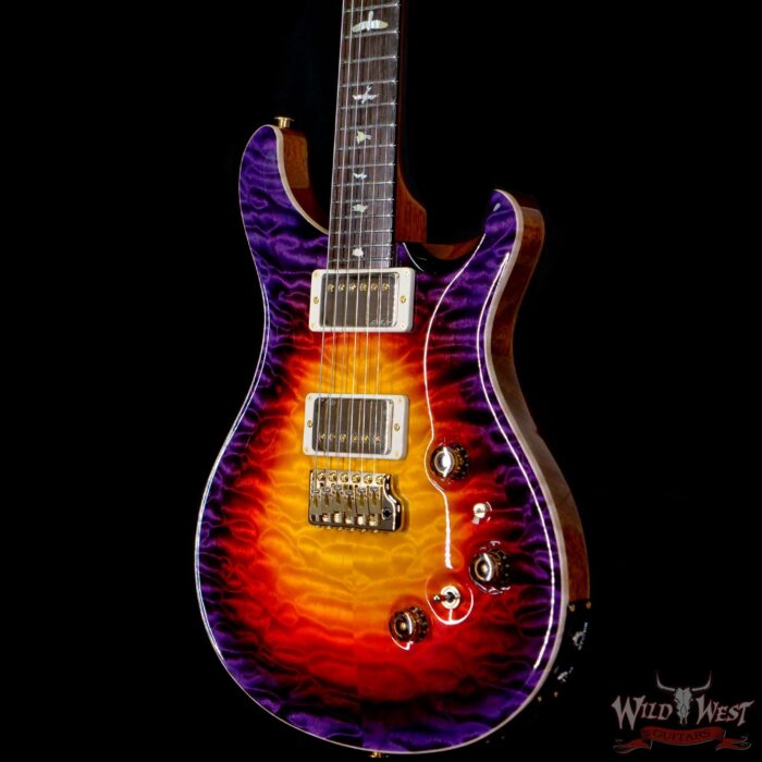 Paul Reed Smith PRS Private Stock # 9132 Quilt Top Custom 24 Piezo Brazilian Rosewood Board Indian Ocean Sunset - Image 2