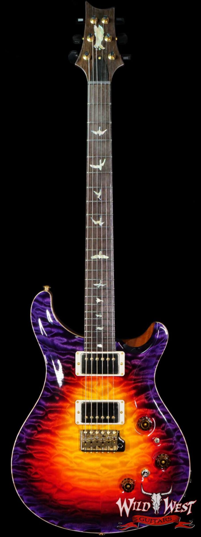 Paul Reed Smith PRS Private Stock # 9132 Quilt Top Custom 24 Piezo Brazilian Rosewood Board Indian Ocean Sunset - Image 1