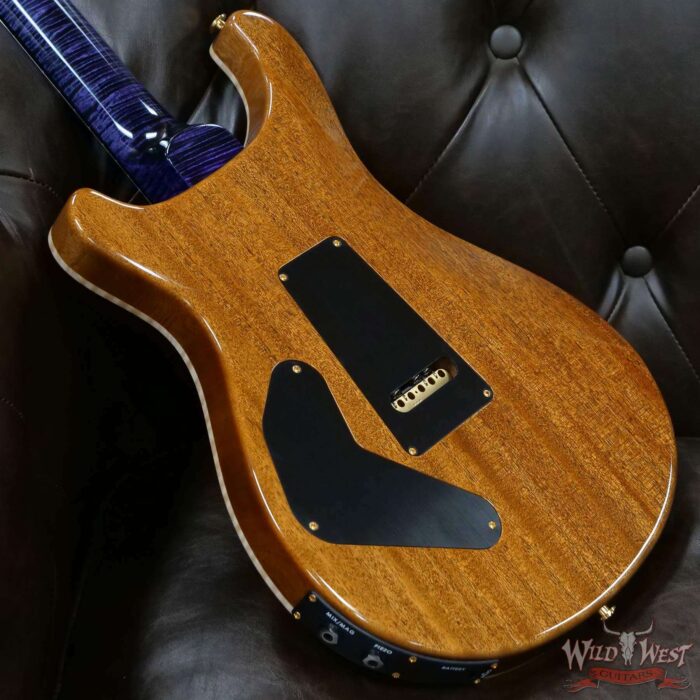 PRS Private Stock # 9134 Custom 24 Piezo Flame Maple Neck Brazilian Rosewood Board Purple Mist Glow - Image 11
