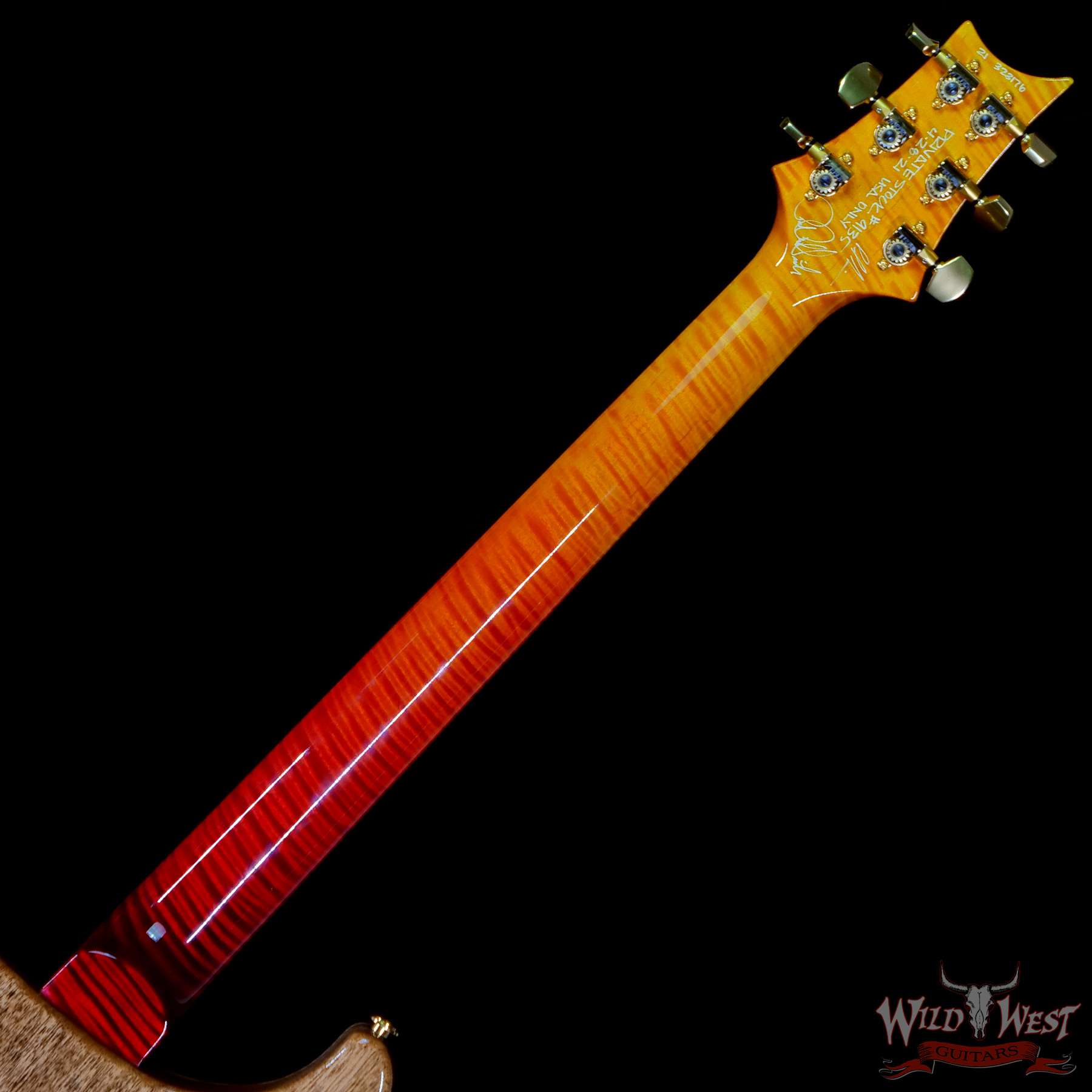 prs-ps9135-cu24-323176-c3__wwg.jpg Paul Reed Smith PRS Private Stock # 9135 Custom 24 Piezo Semi-Hollow Flame Neck with Brazilian Rosewood Board Dragon’s Breath Glow - Image 5