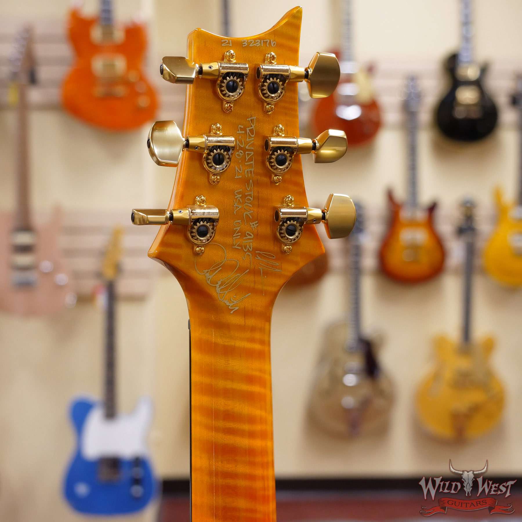 prs-ps9135-cu24-323176-d5__wwg.jpg Paul Reed Smith PRS Private Stock # 9135 Custom 24 Piezo Semi-Hollow Flame Neck with Brazilian Rosewood Board Dragon’s Breath Glow - Image 10