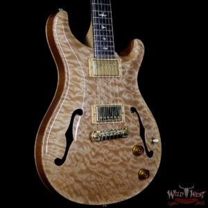 2006 PRS Private Stock #931 Hollowbody II HB 2 1-Piece Quilt Maple Top and Back Flame Neck Brazilian Rosewood Board Natural - Image 4