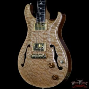 2006 PRS Private Stock #931 Hollowbody II HB 2 1-Piece Quilt Maple Top and Back Flame Neck Brazilian Rosewood Board Natural - Image 2