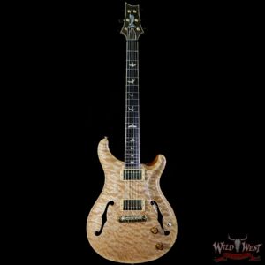 2006 PRS Private Stock #931 Hollowbody II HB 2 1-Piece Quilt Maple Top and Back Flame Neck Brazilian Rosewood Board Natural - Image 5