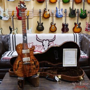 PRS Private Stock #9650 Koa Singlecut McCarty 594 Hollowbody II Piezo Winter Egrets Inlays Brazilian Rosewood Neck Natural - Image 6
