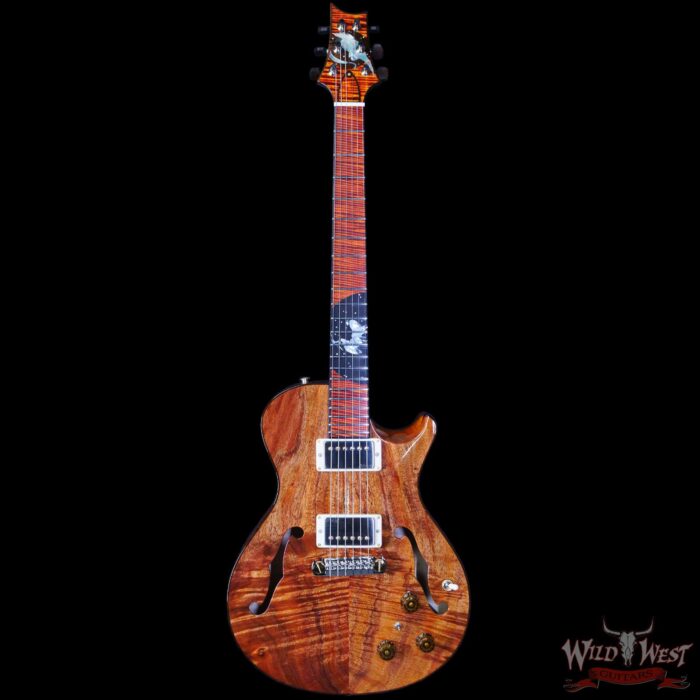 Paul Reed Smith PRS Private Stock #9651 Singlecut 594 Hollowbody II Piezo Koa Top Brazilian Rosewood Neck Winter Egrets - Image 3