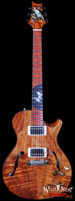 Paul Reed Smith PRS Private Stock #9651 Singlecut 594 Hollowbody II Piezo Koa Top Brazilian Rosewood Neck Winter Egrets