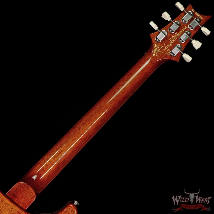 PRS Private Stock #9762 Paul’s Guitar Bear Claw Flame Maple Top African Blackwood Board Bahamian Blue - Image 5