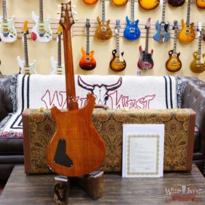 PRS Private Stock #9762 Paul’s Guitar Bear Claw Flame Maple Top African Blackwood Board Bahamian Blue - Image 9