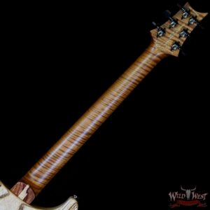 Paul Reed Smith PRS Private Stock #9776 Custom 24 Spalted Maple Top Natural with Smoked Copper Leaf - Image 5