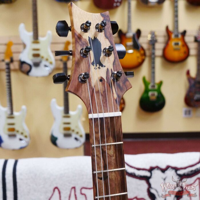 Paul Reed Smith PRS Private Stock #9776 Custom 24 Spalted Maple Top Natural with Smoked Copper Leaf - Image 7