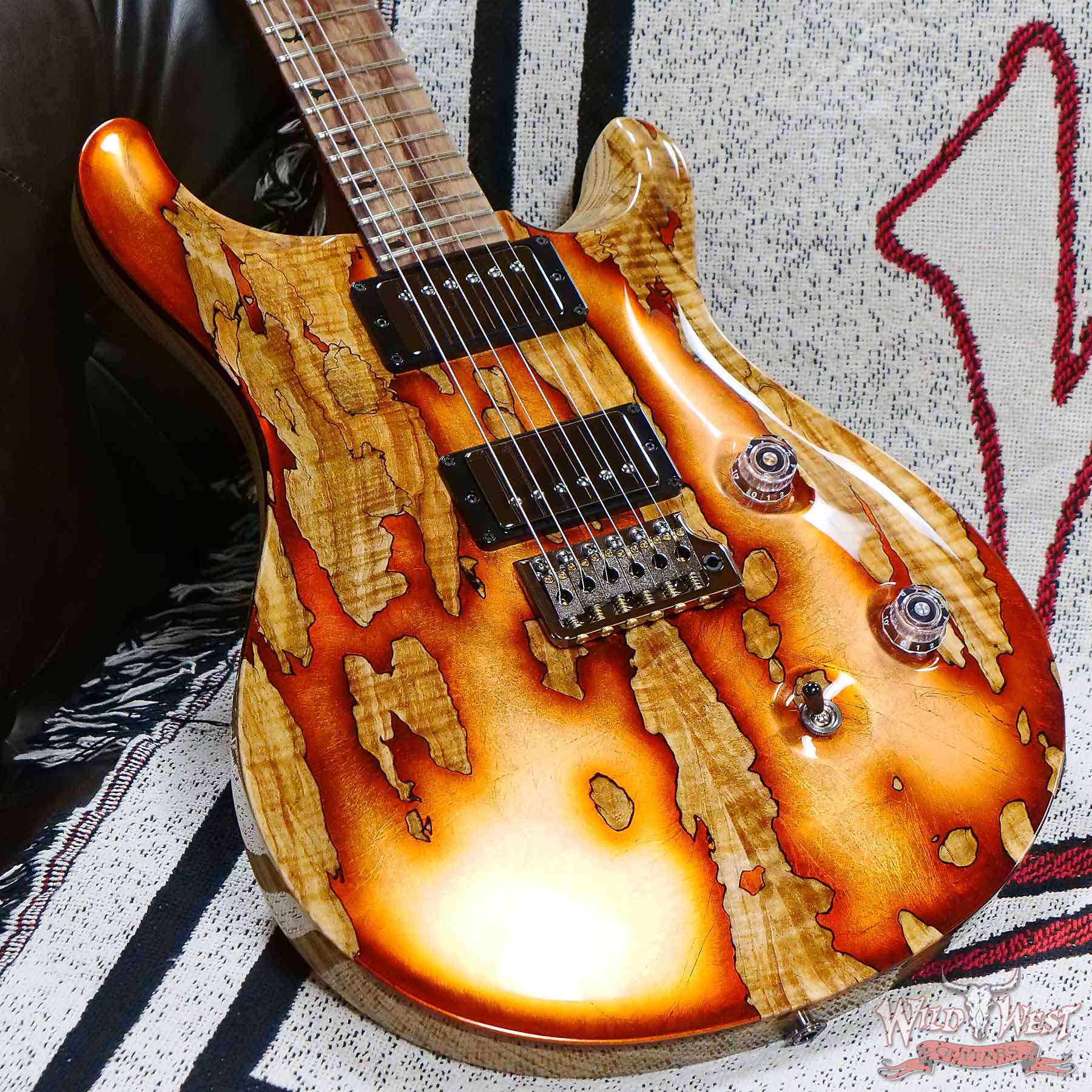 prs-ps9776-346445-d3__wwg.jpg Paul Reed Smith PRS Private Stock #9776 Custom 24 Spalted Maple Top Natural with Smoked Copper Leaf - Image 8